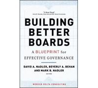 David A. Nadler Building Better Boards (Copertina rigida)