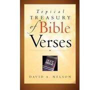 David A Nelson Topical Treasury of Bible Verses (Tascabile)