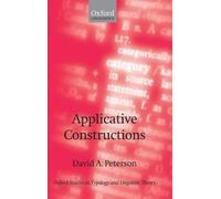David A. Peterson Applicative Constructions (Copertina rigida)