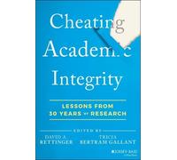 David A. Rettinger Cheating Academic Integrity (Tascabile)
