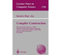 David A. Watt Compiler Construction (Tascabile)