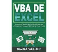 David A Williams VBA de Excel (Tascabile) VBA de Excel