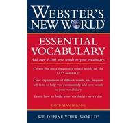 David Alan Herzog Webster's New World Essential Vocabulary (Tascabile)