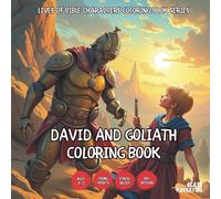 David and Goliath Coloring Book - for Kids, Teens, Adults and Seniors with Easy and Simple Designs for Relaxation and Stress
