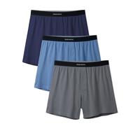 DAVID ARCHY 3/5 Striped Men's Briefs, Boxer da Uomo in Cotone, lusinghieri e Comodi da Indossare Tutti i Giorni