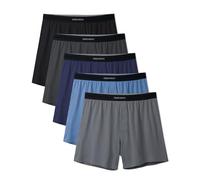 DAVID ARCHY 3/5 Striped Men's Briefs, Boxer da Uomo in Cotone, lusinghieri e Comodi da Indossare Tutti i Giorni