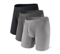DAVID ARCHY Boxer Uomo in bambù Ultra Morbido, Mutande Boxer Bamboo Comodi, Intimo Maschile ，Traspiranti, 3 Paia