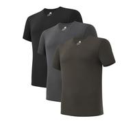 DAVID ARCHY Canottiere e Magliette Intime da Uomo ascellare con Scollo Tondo Scollo a V o Maniche Corte Soft Bianco Nero Grigio