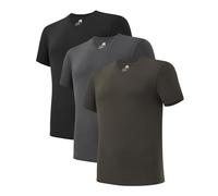 DAVID ARCHY Canottiere e Magliette Intime da Uomo ascellare con Scollo Tondo Scollo a V o Maniche Corte Soft Bianco Nero Grigio