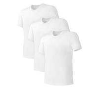 DAVID ARCHY Canottiere e Magliette Intime da Uomo ascellare con Scollo Tondo Scollo a V o Maniche Corte Soft Bianco Nero Grigio