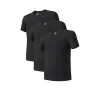 DAVID ARCHY Maglietta Intima da Uomo Confezione da 3 Magliette in Rayon di bambù Morbido e Confortevole Magliette Traspiranti Magliette Intimo Girocollo