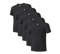 DAVID ARCHY Maglietta Intima da Uomo Confezione da 3 Magliette in Rayon di bambù Morbido e Confortevole Magliette Traspiranti Magliette Intimo Girocollo