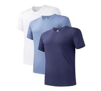 DAVID ARCHY Maglietta Intima da Uomo Confezione da 3 Magliette in Rayon di bambù Morbido e Confortevole Magliette Traspiranti Magliette Intimo Girocollo