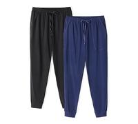 DAVID ARCHY Pantaloni da pigiama da uomo Pantaloni da salotto da uomo, Pantaloni da salotto traspiranti e confortevoli