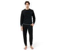 DAVID ARCHY Set Pigiama da Uomo in Morbido Pile da Uomo, Pigiama da Uomo in Caldo Pile, Comodo Pigiama da Salotto e Pantaloni del Pigiama da Uomo