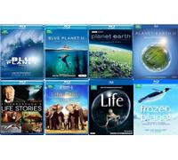 David Attenborough 8-Volume BBC Earth Blu-ray Collection: Blue Planet / Blue Planet II / Planet Earth / Planet Earth II / Life / Life Stories / Life Story / Frozen Planet