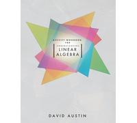David Austin Activity Workbook for Understanding Linear Algebra (Tascabile)