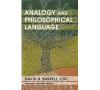 David B Burrell Analogy and Philosophical Language (Tascabile)