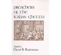 David B. Ruderman Preachers of the Italian Ghetto (Copertina rigida)