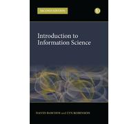 David Bawden Introduction to Information Science (Tascabile)