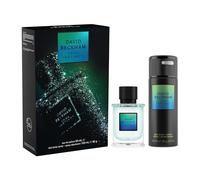 David Beckham Confezione Regalo True Instinct, Eau de Parfum 50ml e Deodorante Spray 150ml, Fragranza Legnosa Ambrata per Lui