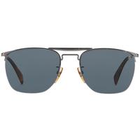 David Beckham Db 1001/s Occhiali Da Sole Uomo Rutenio Geometrico Grigio 55mm