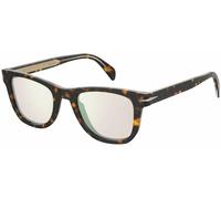 David Beckham DB 1006/S 2IK-G6 A 50 Men's Sunglasses - Havana Gold Frame, Blue Lenses