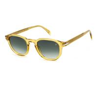 David Beckham DB1007/S 40G/9K, Giallo, Acetate, Uomini occhiali da sole 49