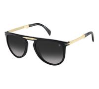 David Beckham DB 1039/S FD Folding 2M2-9O 54 Men's Sunglasses - Shiny Black Frame, Grey Gradient Lenses