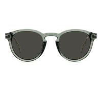 David Beckham DB 1111/S Sunglasses - Havana Frame, Grey Lenses, Unisex