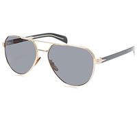 DAVID BECKHAM DB 1121/G/S Occhiali da sole da uomo Nero e oro