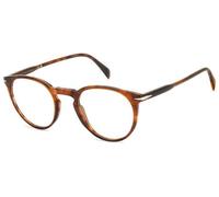 DAVID BECKHAM Uomo DB 1139 EX4 Montature da vista Acetato Corno marrone Rotonda