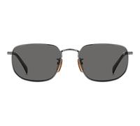 David Beckham DB 1143/S KJ1/M9 Men's Sunglasses - Dark Ruthenium Frame, Grey Polarized Lenses