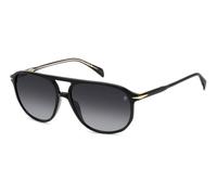 David Beckham DB 1159/S 807-9O 58 Men's Sunglasses - Black Frame, Dark Grey Shaded Lenses