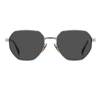 David Beckham Db 1162/f/s Occhiali Da Sole Uomo Nero Geometrico Grigio 56mm