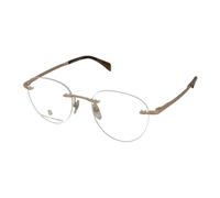 DAVID BECKHAM Uomo DB 1166 J5G Montature da vista Metallo Oro Blu Pantos Normale Specchiato