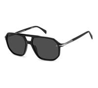 David Beckham DB1172/S ANS/M9 Polarized, Polarizzato, Nero, Acetate, Uomini occhiali da sole 59