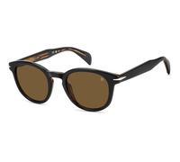 DAVID BECKHAM Db 1198/S Occhiali, Black Striped Brown, ESTANDAR Unisex-Adulto