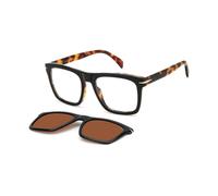 David Beckham DB 7000/CS WR7-SP 53 Men's Sunglasses - Black Havana Frame, Gold Lenses