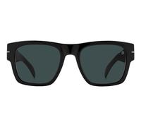 David Beckham Db 7000/s Bold Occhiali Da Sole Uomo Nero Squadrato Blu 52mm