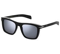 DAVID BECKHAM Uomo DB 7000/S 807/T4 Occhiali da sole Acetato Nero Grigio Squadrata Normale Specchiato