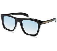 DAVID BECKHAM Uomo DB 7000/S 807/F9 Occhiali da sole Acetato Nero Azzurro Squadrata Sfumato