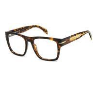 David Beckham DB 7020/BOLD 086 54 Men's Eyeglasses - Havana Acetate Frame