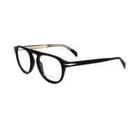 David Beckham DB 7024 807 49 Men's Eyeglasses - Black Acetate Frame