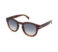 DAVID BECKHAM Uomo DB 7041/S FLAT WR9/08 Occhiali da sole Acetato Havana/Marrone Azzurro Rotonda Sfumato