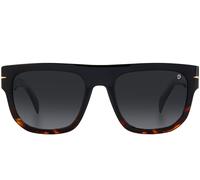 David Beckham Db 7044/s Occhiali Da Sole Uomo Nero Geometrico Grigio 54mm