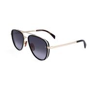 DAVID BECKHAM DB 7068/G/S Occhiali da sole da uomo Nero e oro