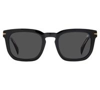 David Beckham Db 7076/s Occhiali Da Sole Uomo Nero Squadrato Grigio 50mm