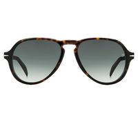 David Beckham Db 7079/s Occhiali Da Sole Uomo Avana Pilot Grigio 55mm