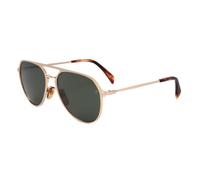 David Beckham DB 7095/G/S AOZ Men's Sunglasses - Matte Gold Frame, Green Lenses